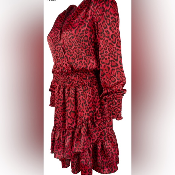 Michael Kors NWT Wildcat Smock Dress Sz M - Picture 2 of 9